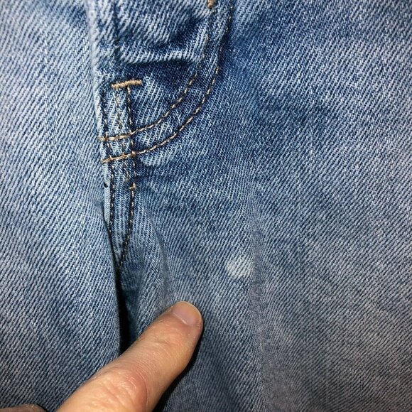 Old Navy Natalie Womens 32 OG Straight High Rise Distressed Denim Jeans - Picture 5 of 11